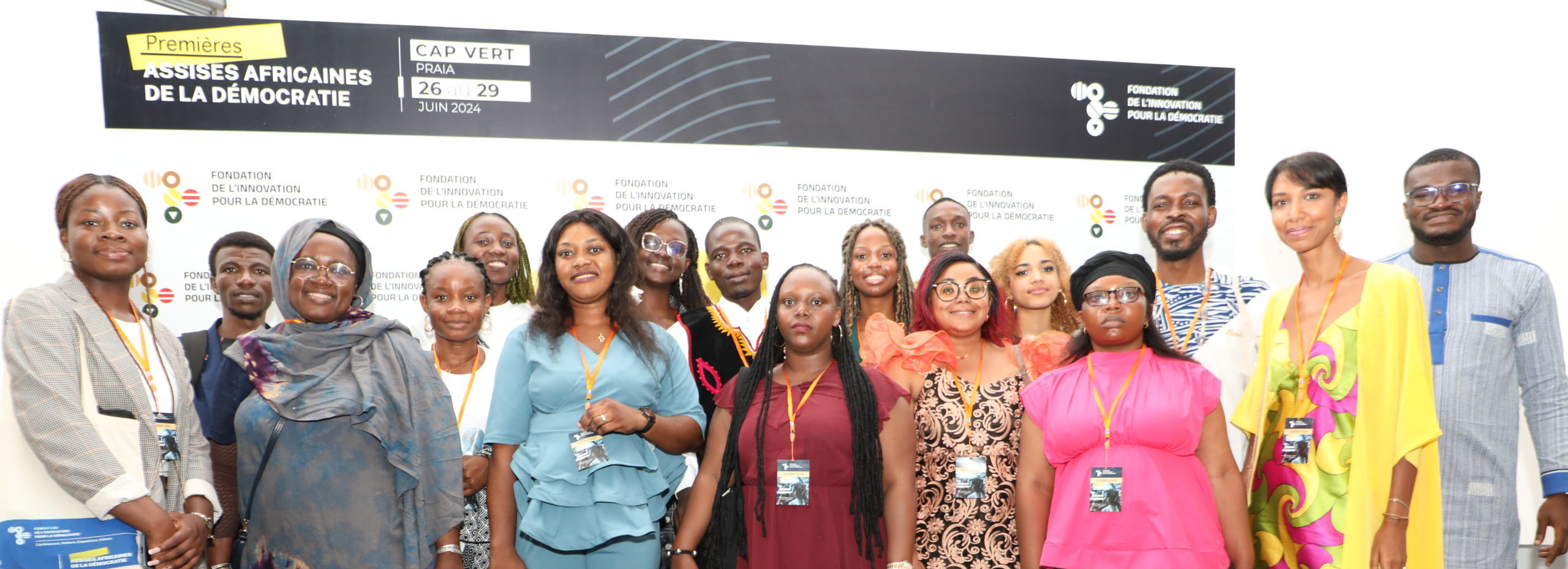 Jeunes ambassadrices et ambassadeurs 2024 de la Fondation de l'innovation pour la démocratie.