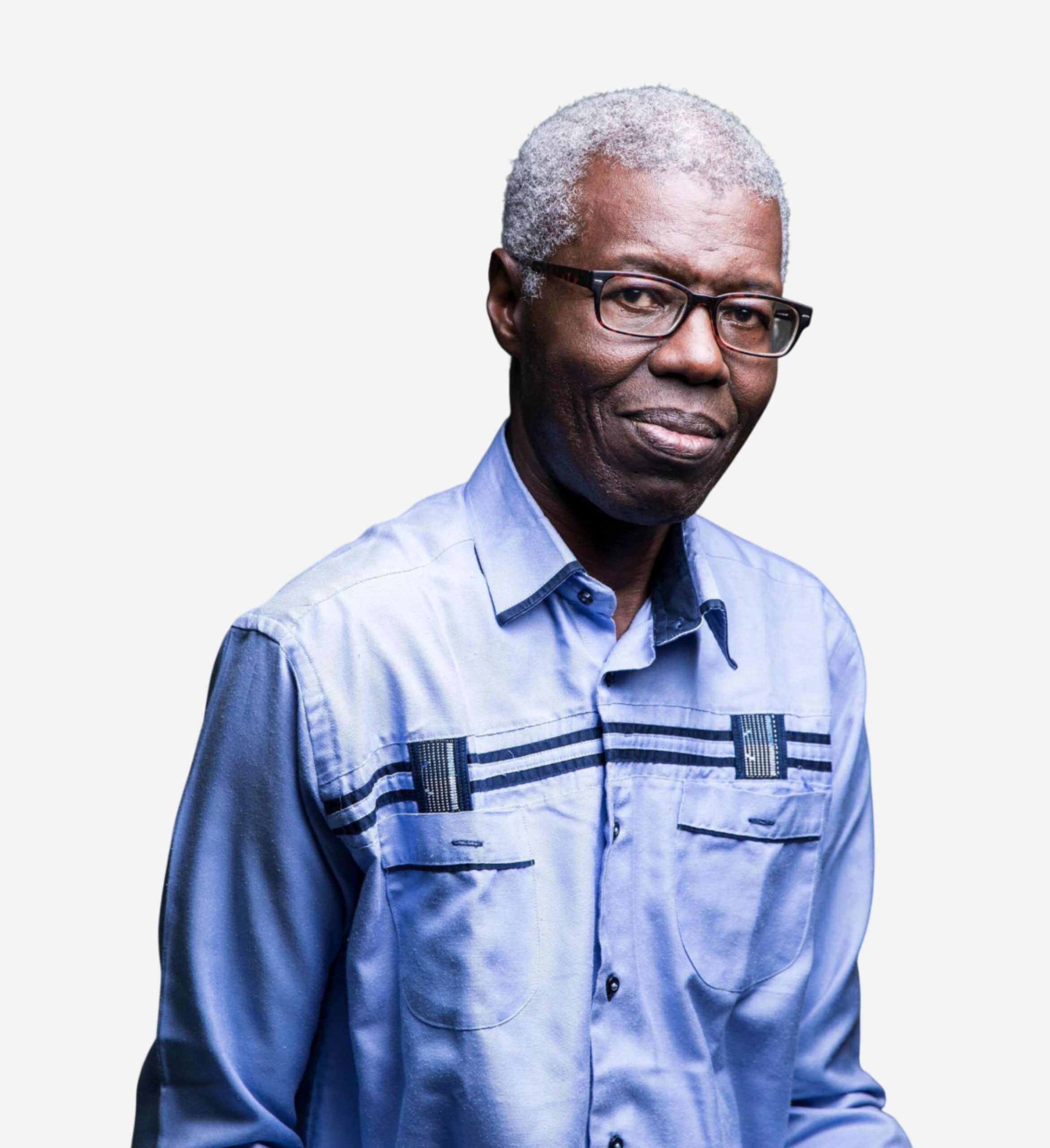 Portrait of Professor Souleymane Bachir Diagne, philosopher and scholar specializing in Islamic philosophy, African thought, and epistemology.